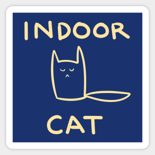 Indoor Cat Sticker